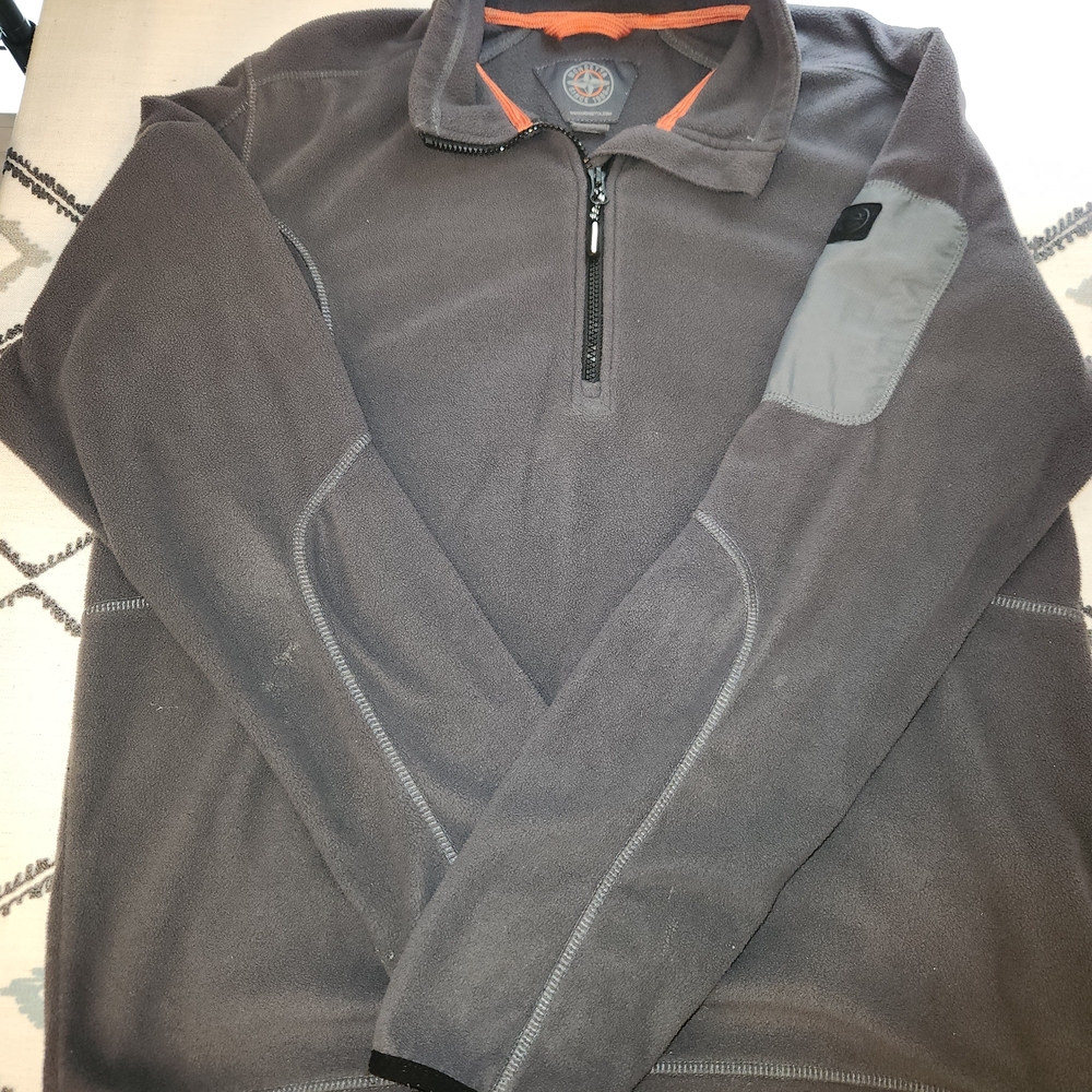 Mondetta Men's Charcoal Zip-Up Sweater